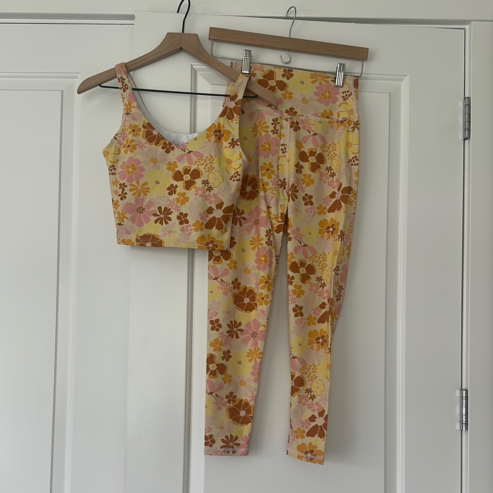 Floral Women's Workout Set